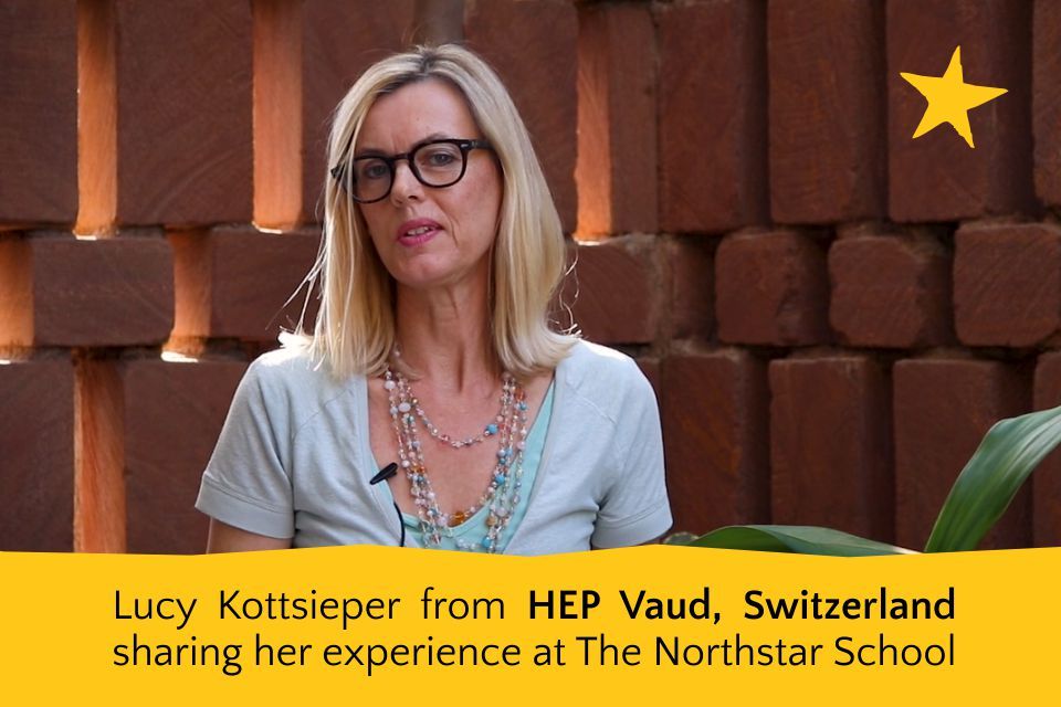 Lucy Kottsieper (HEP Vaud, Switzerland) sharing her experience at The Northstar School