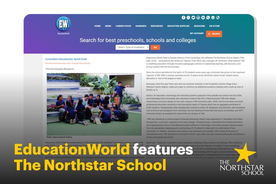 EducationWorld features The Northstar School